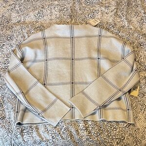 Size L Max Studio Gray Knit Top